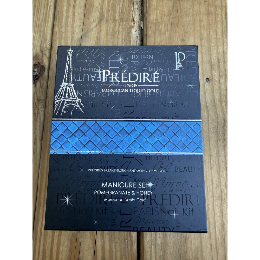 Predire Moroccan Liquid Gold  Manicure Nail Care Set Pomegranate & Honey